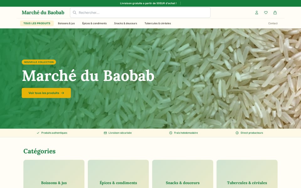 Marché du Baobab
