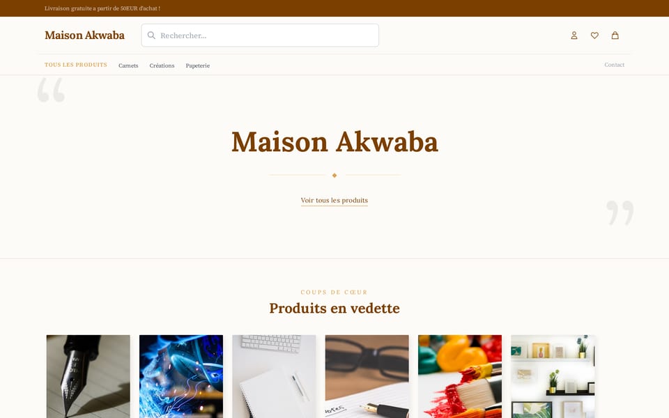 Maison Akwaba